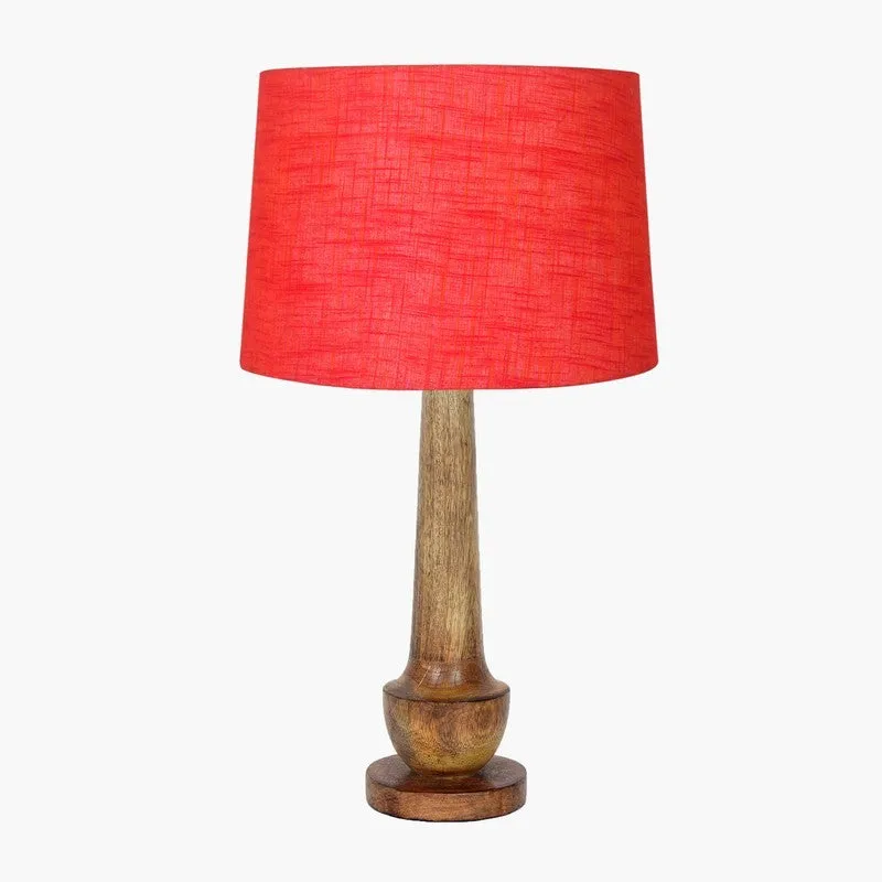 SpectraFlex Adaptive Wooden Table Lamp - Red,Brown media 3