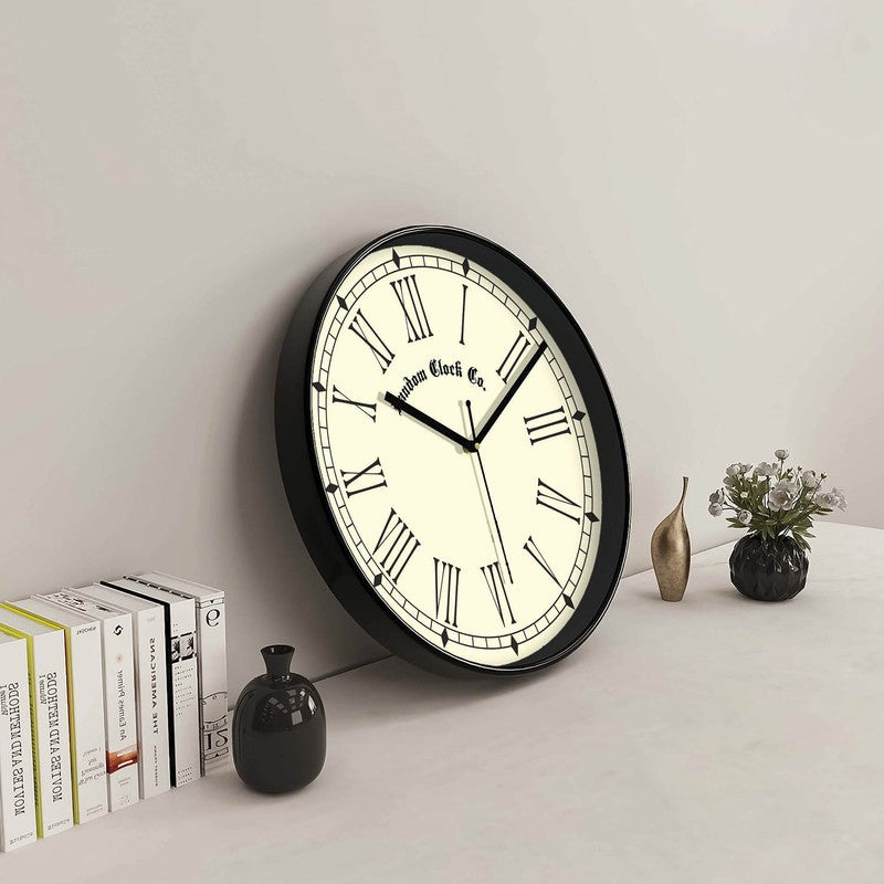 Romanza Premium Silent Sweep Wall Clock - Yellow media 3