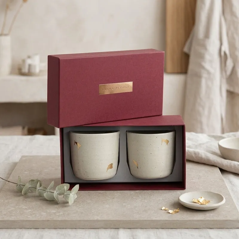 Ivory Ganga Kulhad Gift Box - Set of Two media 1