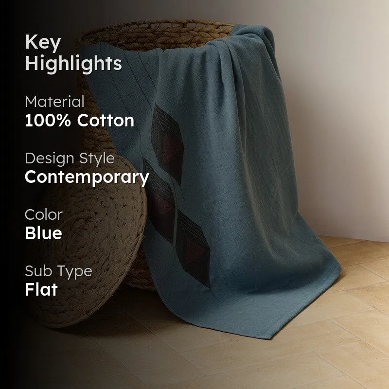 Heritage Cotton Bath Towels - Blue media 2