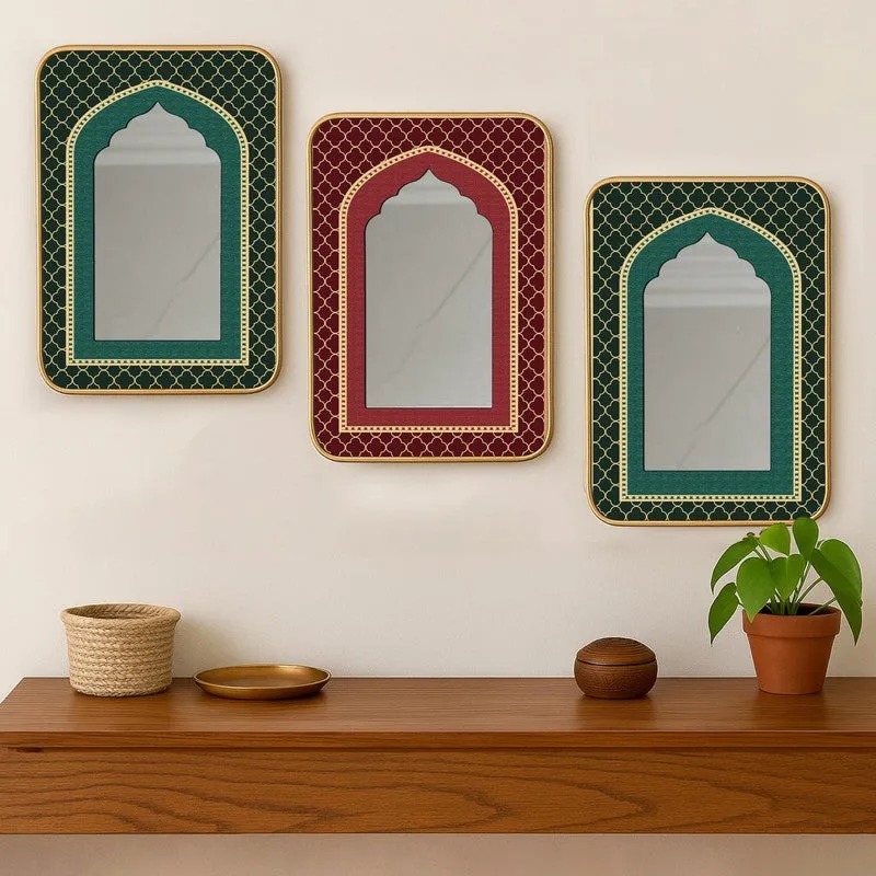Riwaaz Acrylic Wall Mirrors - Set Of Three media 5