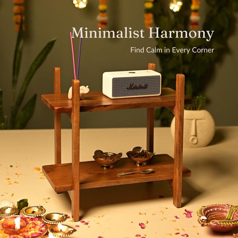 Samvadini Handcrafted Mango Wood Organiser media 4