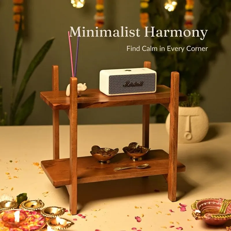Samvadini Handcrafted Mango Wood Organiser media 4