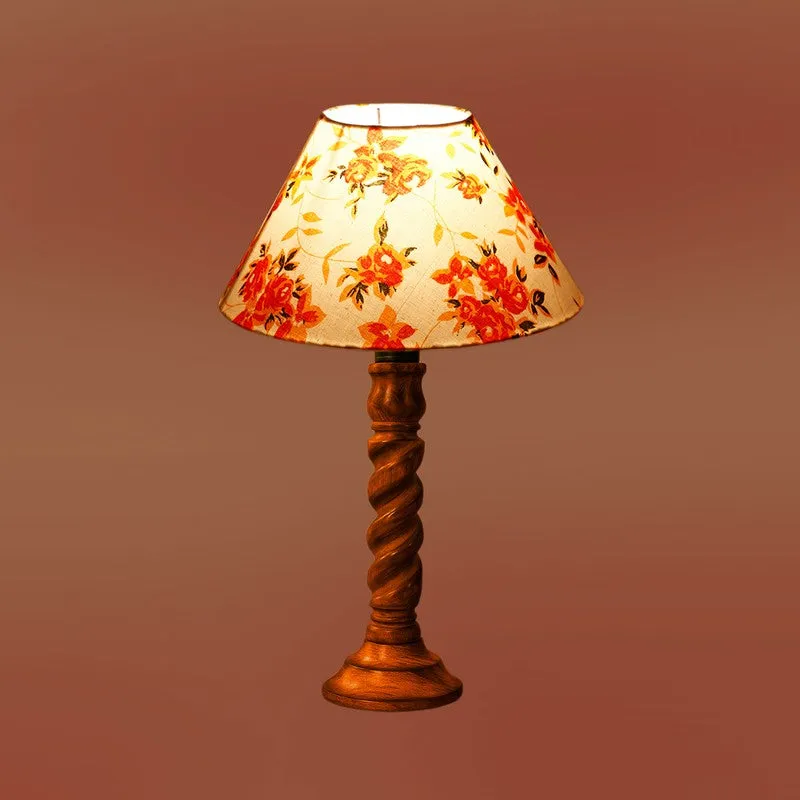 Elvane Kairo Wooden Table Lamp - Multicolor media 7