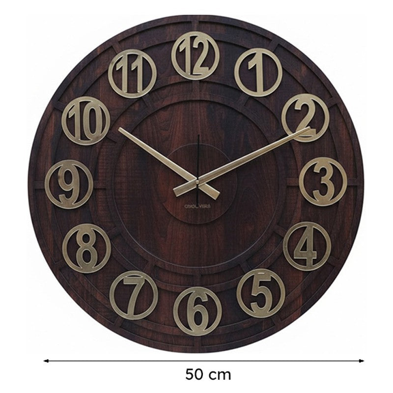 Balencia Decorative Wall Clock - Brown media 7