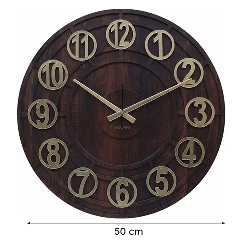 Balencia Decorative Wall Clock - Brown media 7