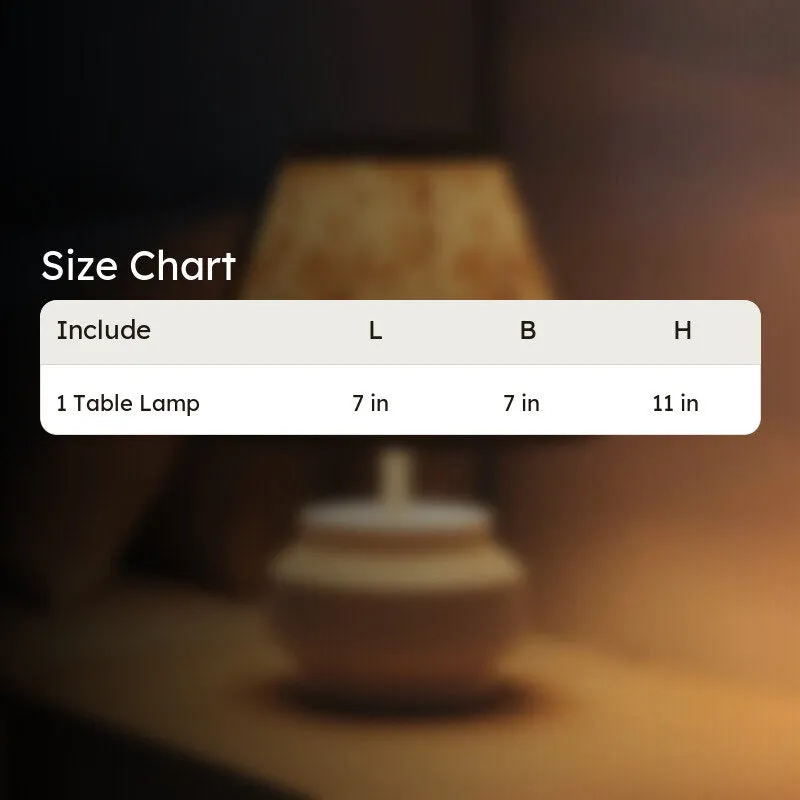 Sienna Accent Cotton Table Lamp - Brown media 9