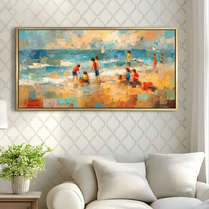 Seabreeze Canvas Wall Painting With Frame media 4