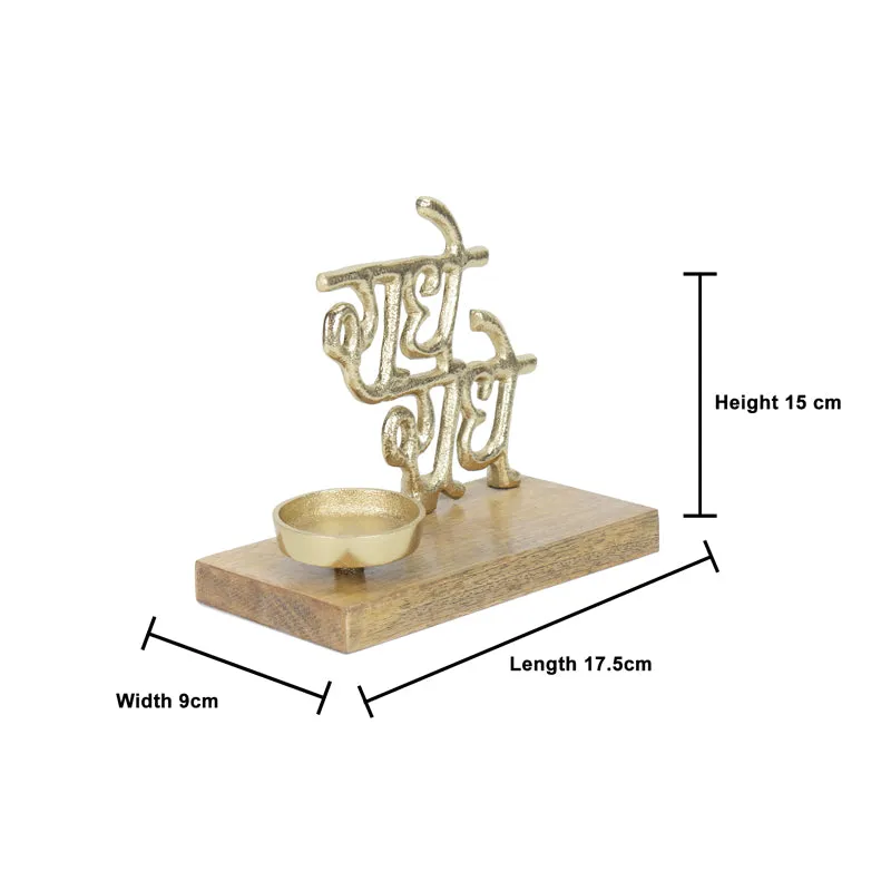 Radhe Radhe Festive Tealight Candle media 6