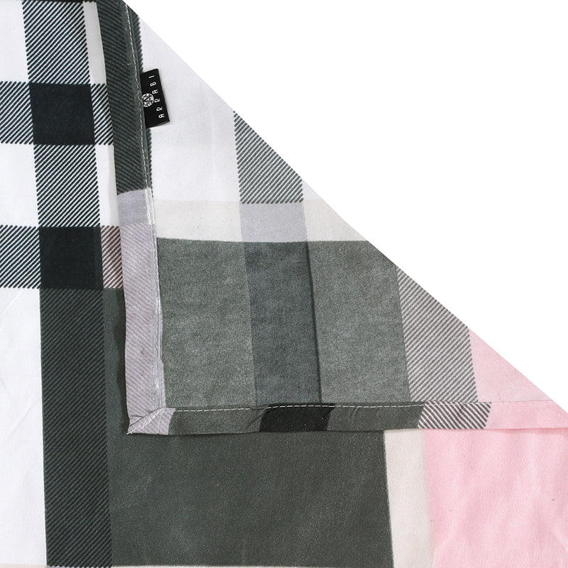 Pink Onyx Geometric Bedsheet - 130 GSM media 7