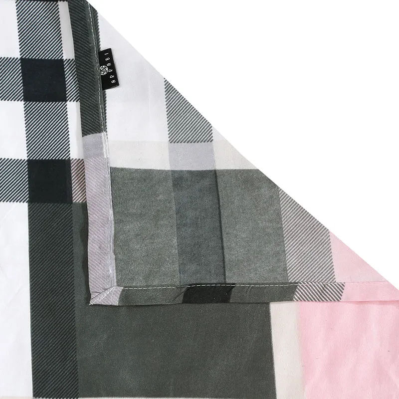 Pink Onyx Geometric Bedsheet - 130 GSM media 7