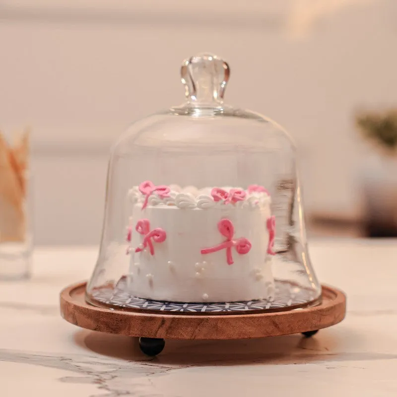 Vinso Cake Stand With Dome media 3