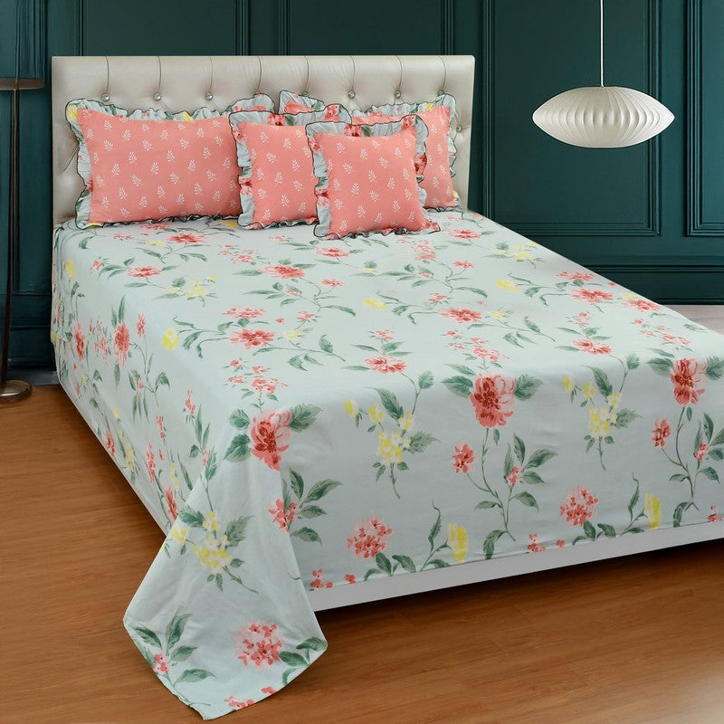 Pansy Field Bedding Set - Five Piece Set