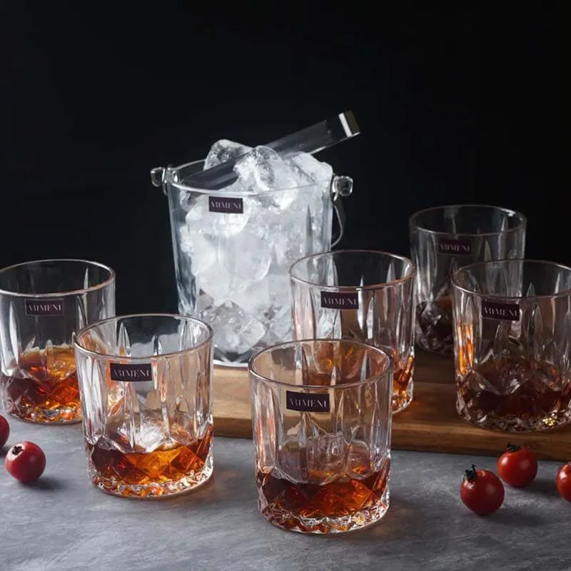 Ballantys Ice Bucket & Old Fashioned Glasses (360 ml) - Set Of Six media 1