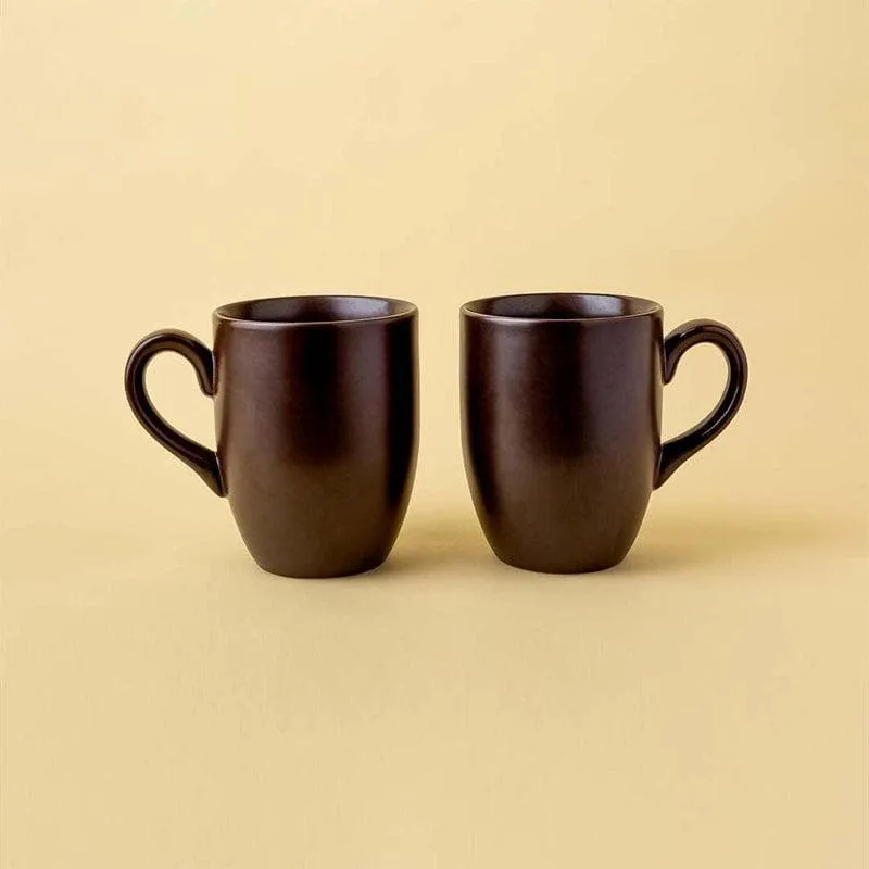 Perky Porcelain Coffee Mug (300 mL Each) - Set of Two media 1