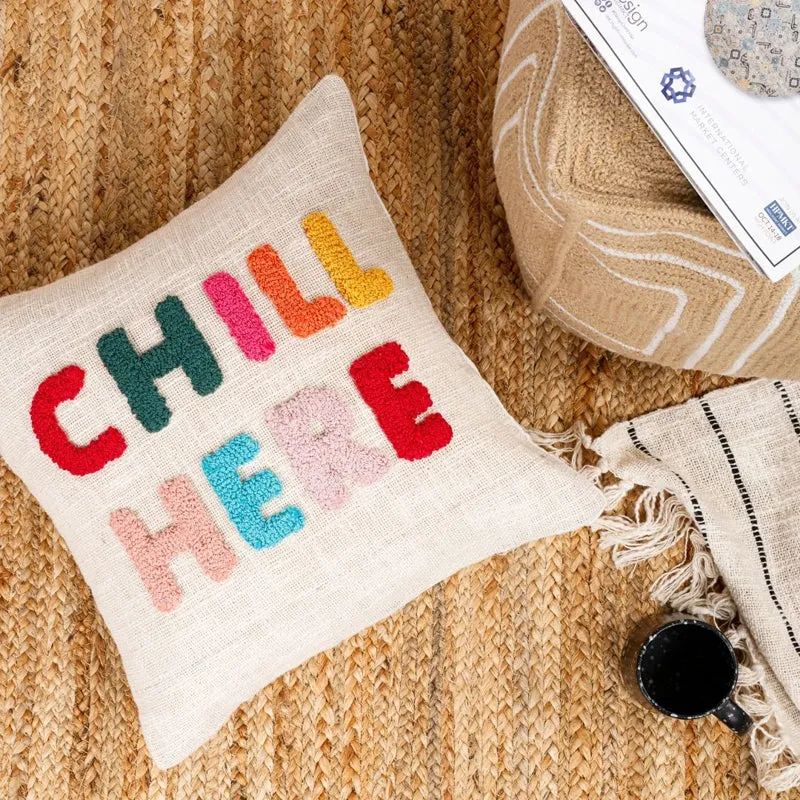 Chill Here Tufted Cushion Cover Set - Set Of Two media 5