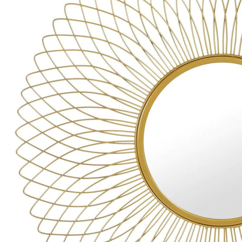 Meher Gold Wall Mirror media 5