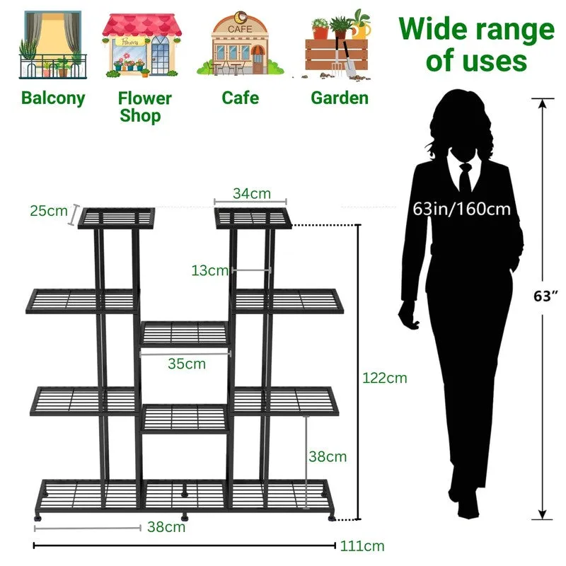 Verdant Rise Metal Planter Stand media 8
