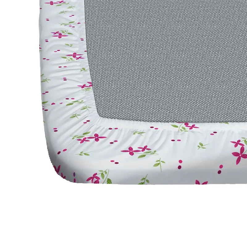 Nellie Fitted Microfiber Microfiber Bedsheet (Pink) - 150 GSM media 6