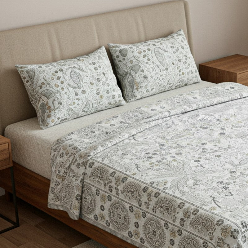 Sachora Ethnic Cotton Bedsheet - 160 TC media 3