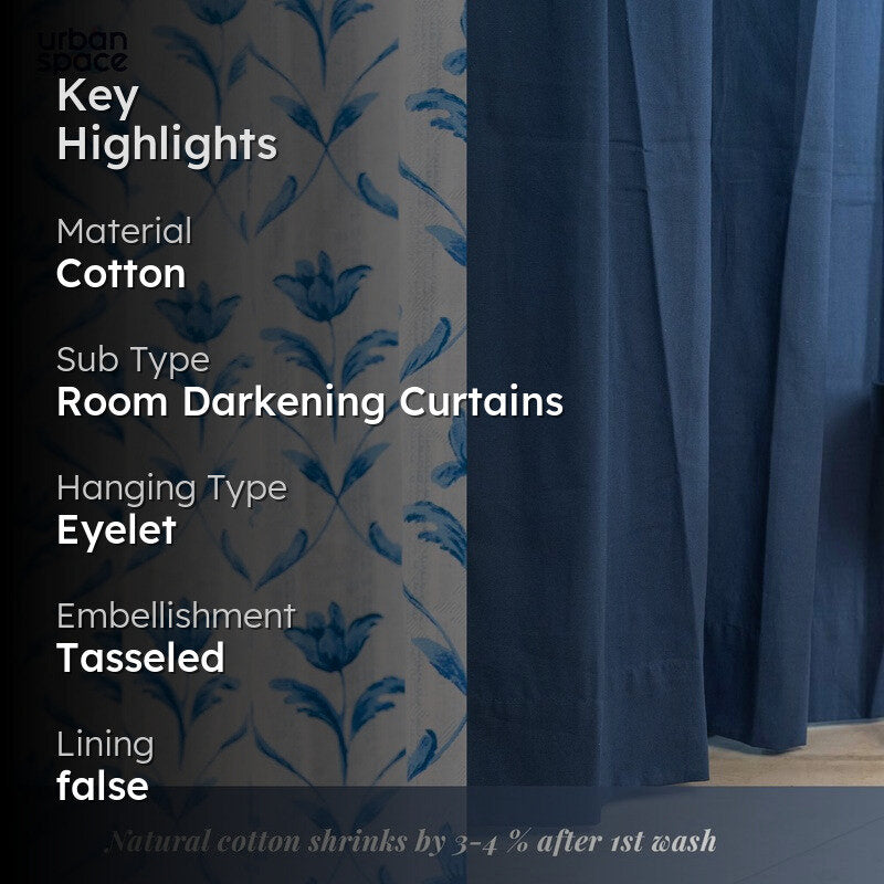 Urban Space Water Lily Curtains - Set Of Three media 2