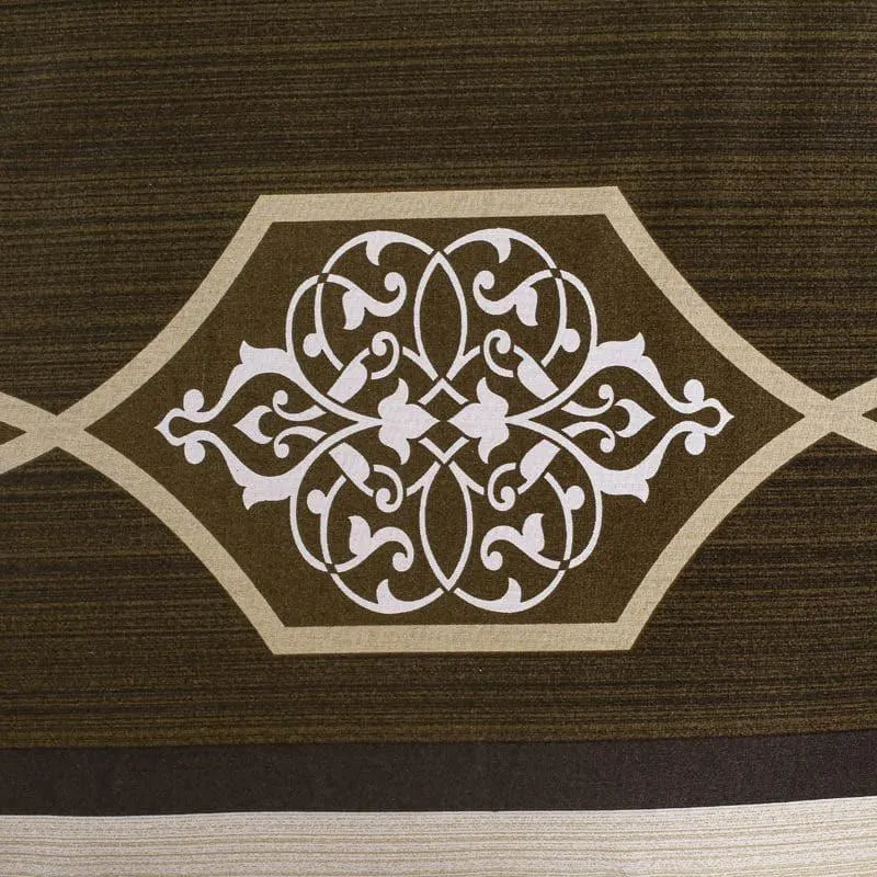 Swayam Jhankar Jill Cotton Bedsheet (Brown) - 200 TC media 4