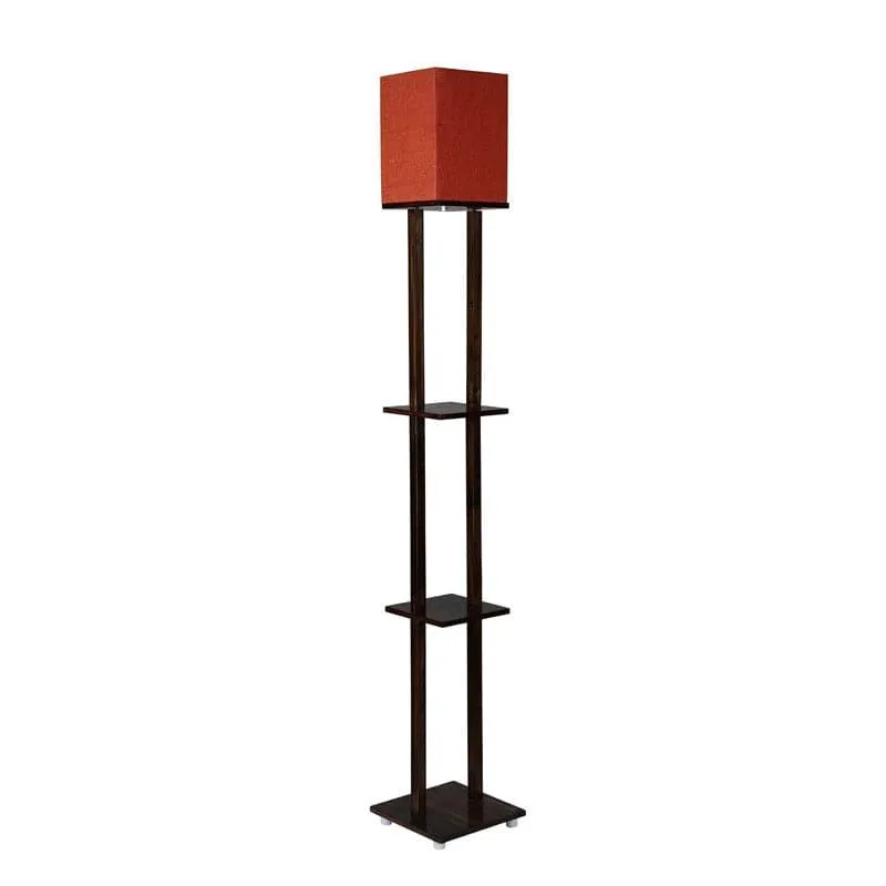 Diora Gleam Floor Lamp With Shelf media 4