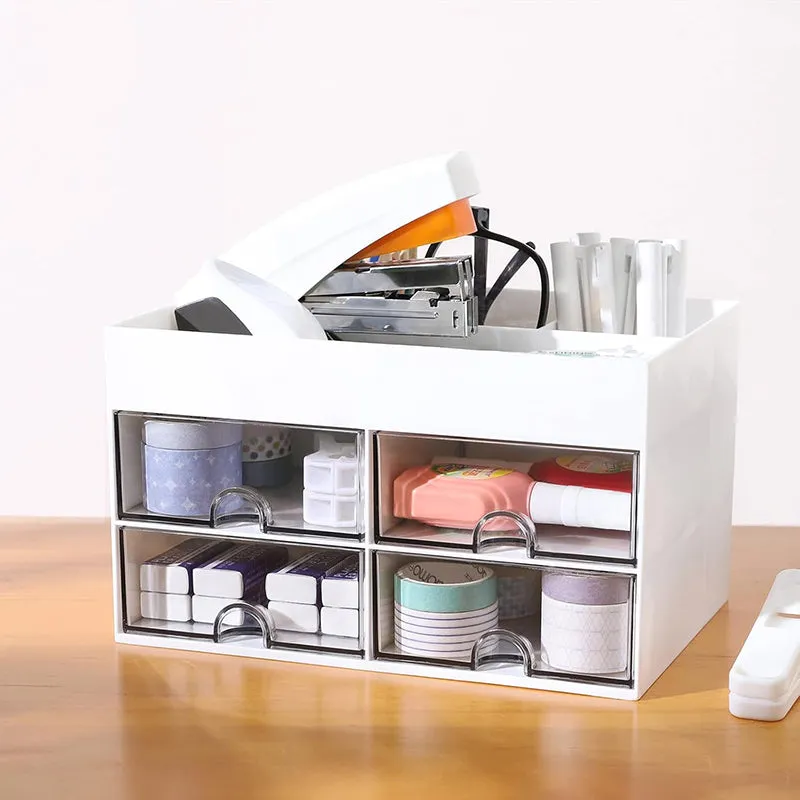 Cubby Buddy Plastic Jewel Box - White media 1