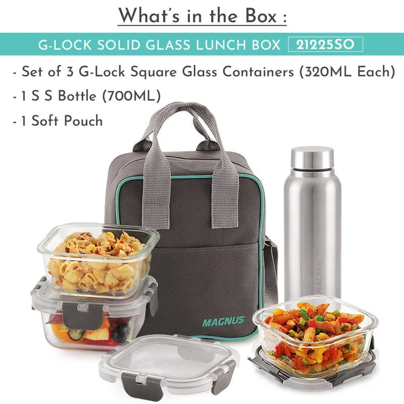 Belza Lunch Box with Bottle & Lunch Bag - Five Piece Set media 5