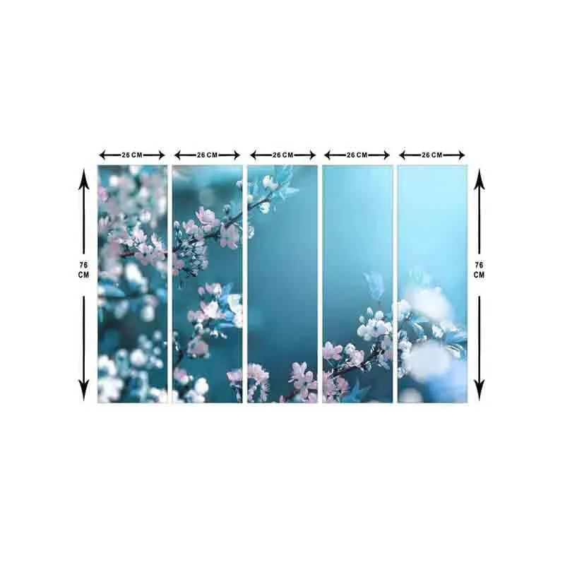 Japanese Peonies Wall Art - Five Piece Set media 7