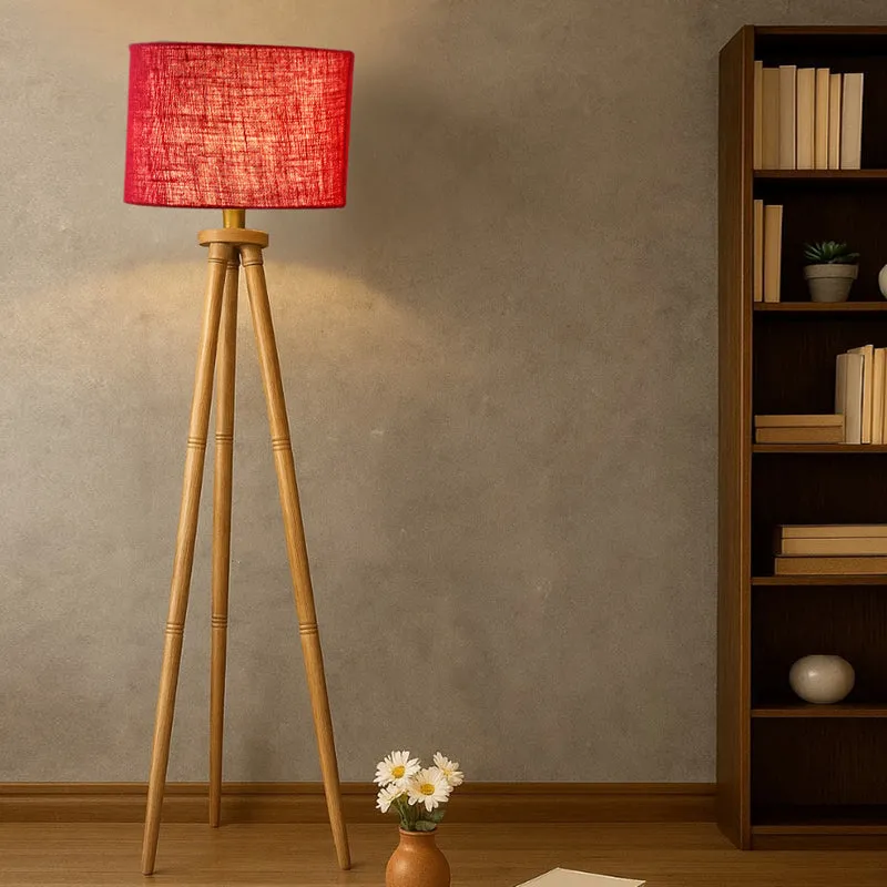 Sienna I Tripod Floor Lamp - Red media 1