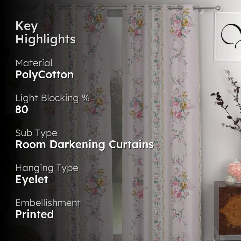 Blossom Flow Curtains - Set of Two media 2