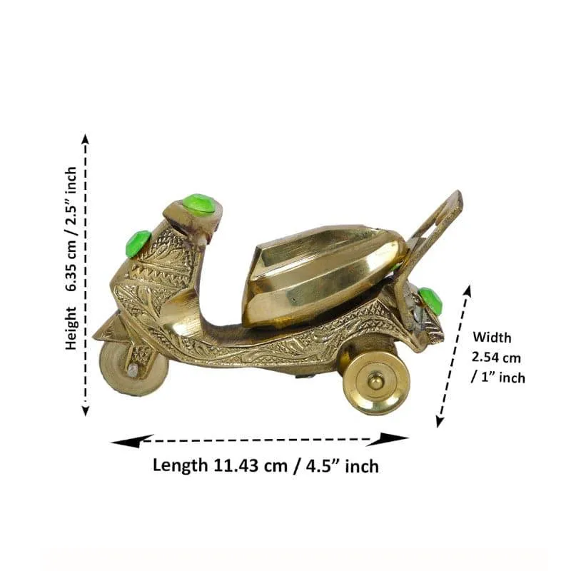 Brass Vintage Bike Showpiece media 4