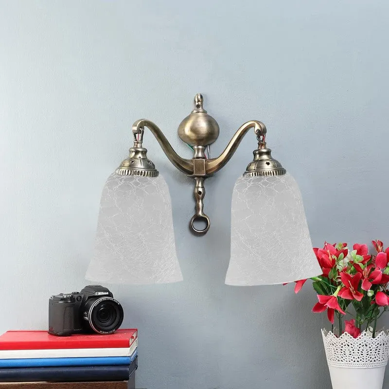 Crystal Bloom Swan Neck Glass Wall Lamp media 4