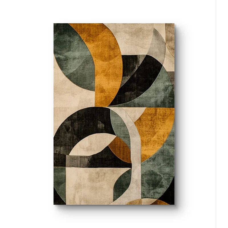 Rustic Curves Canvas Wall Painting media 3