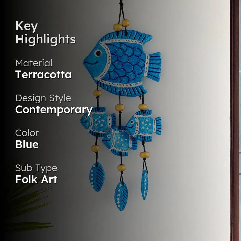 Marine School Handmade Terracotta Wall Hanging media 2