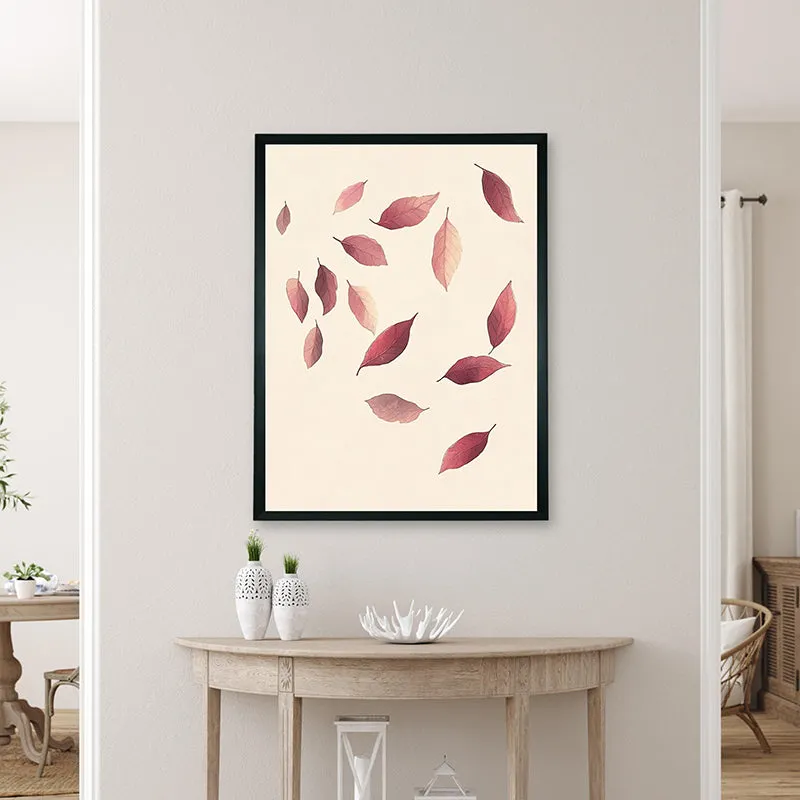 Leaves In Wind Wall Art With Resin Frame media 4