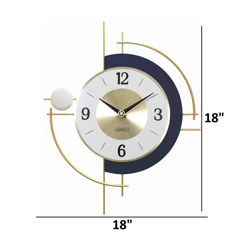 Cogged Silent Wall Clock - Multicolor media 8