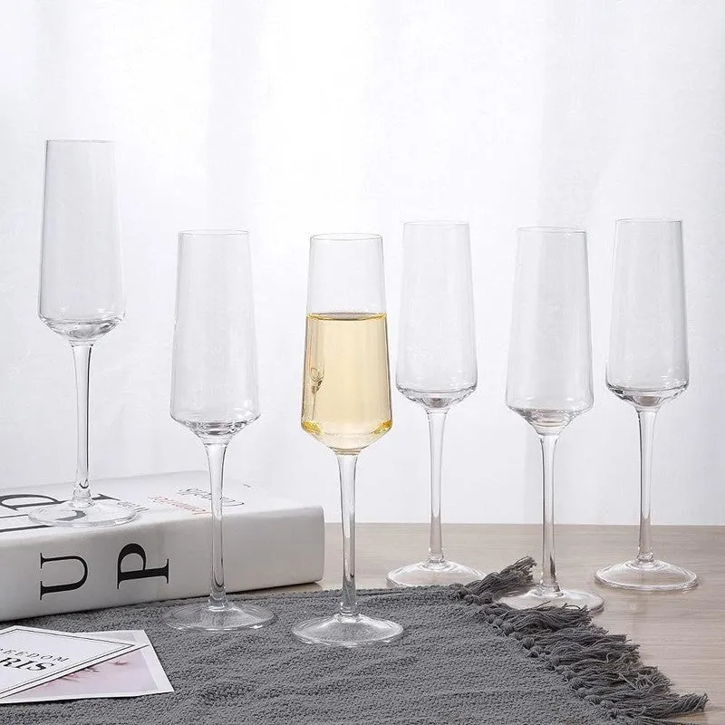 Dolven Champagne Glass(250 mL) - Set Of Six media 1
