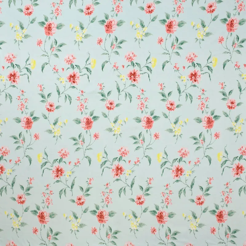 Pansy Field Fitted Micro Fiber Bedsheet - 150 GSM media 4