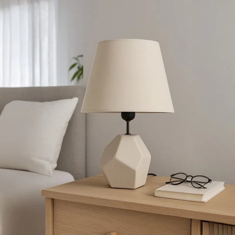 Aurivelle Ceramic Table Lamp - White media 4
