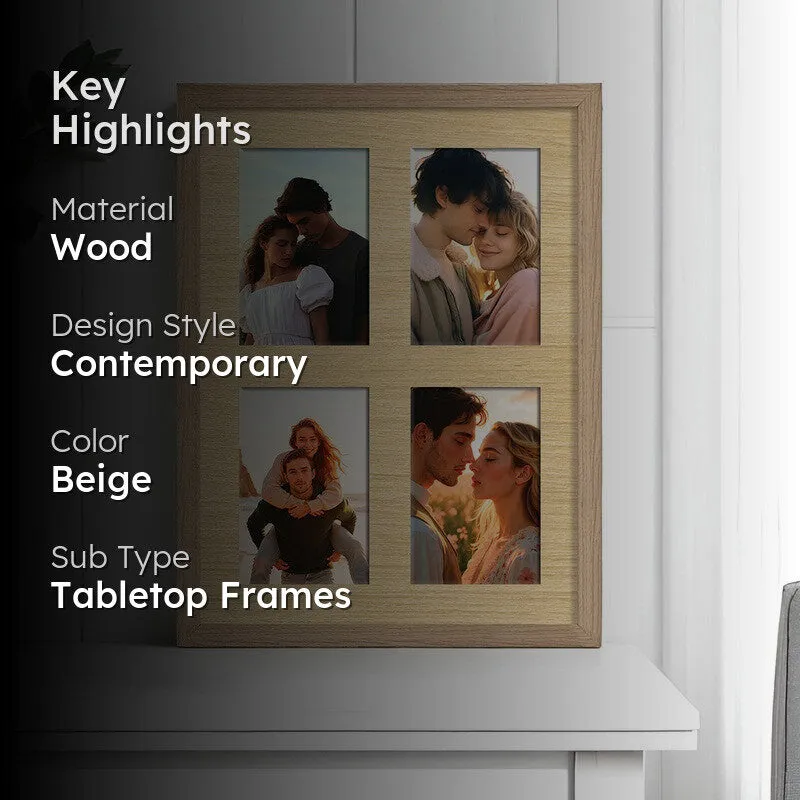 Joy Collage Photo Frame - Beige media 2