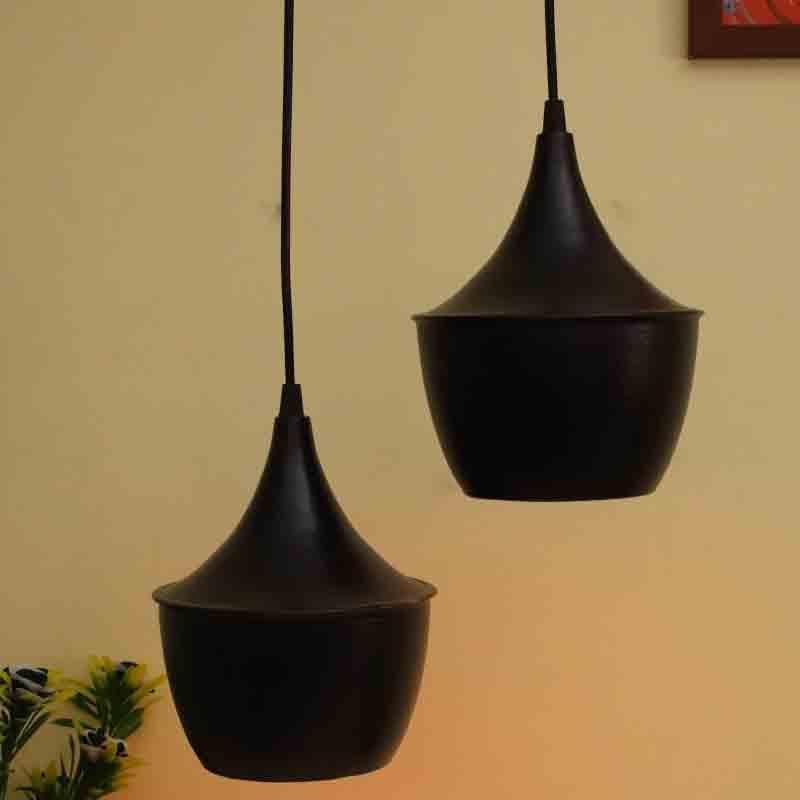 Black Magique Hanging Light - Set Of Two media 3