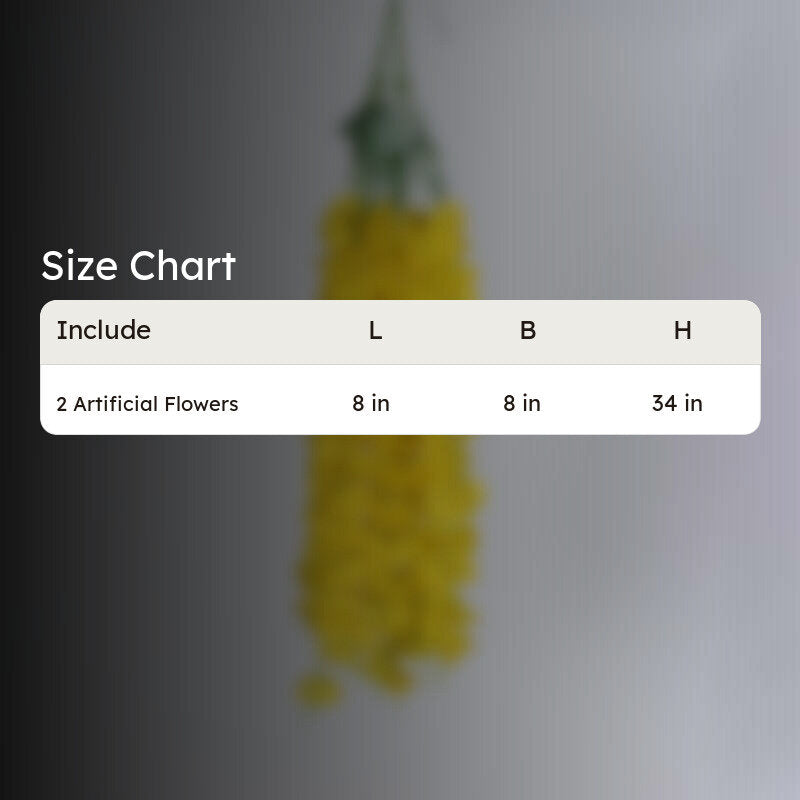 Faux Lush Hanging Morning Glory Plant (Yellow) -  2.8 Feet media 4
