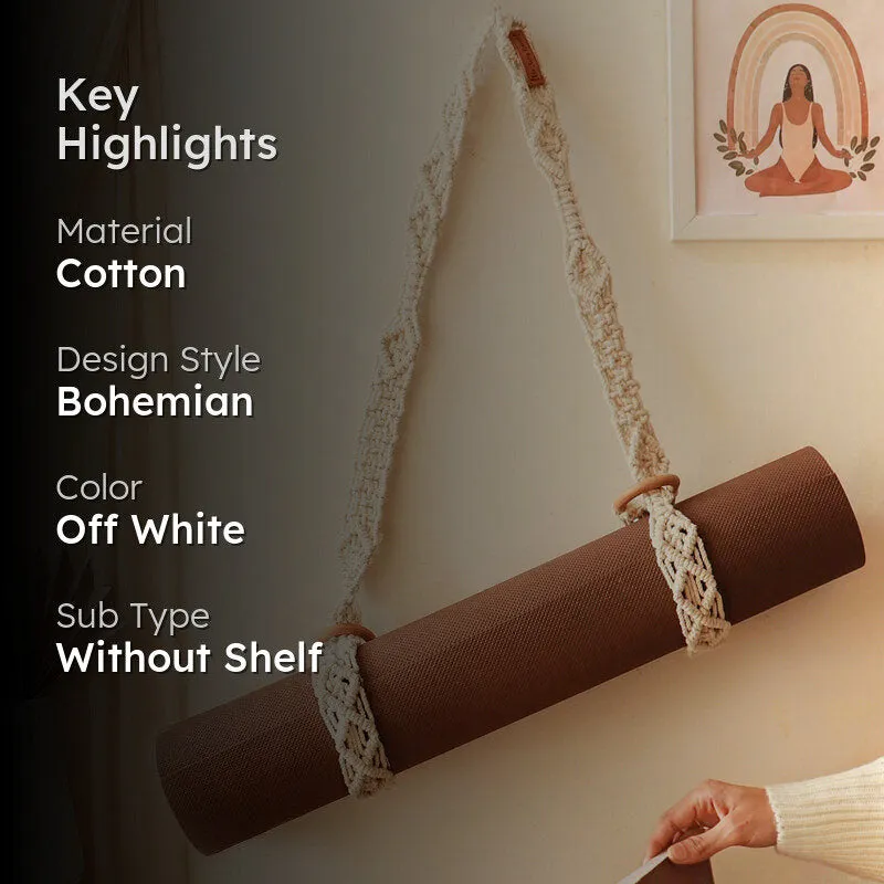 Gypsy Loop Macrame Yoga Mat Strap media 2