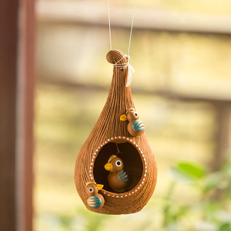 Vanapriya Terracotta Bird Feeder media 1