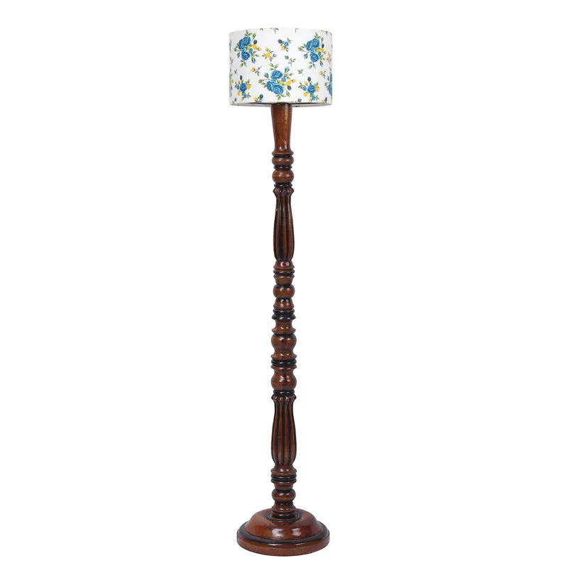 Alba Masiya Vintage Wooden Floor Lamp media 4