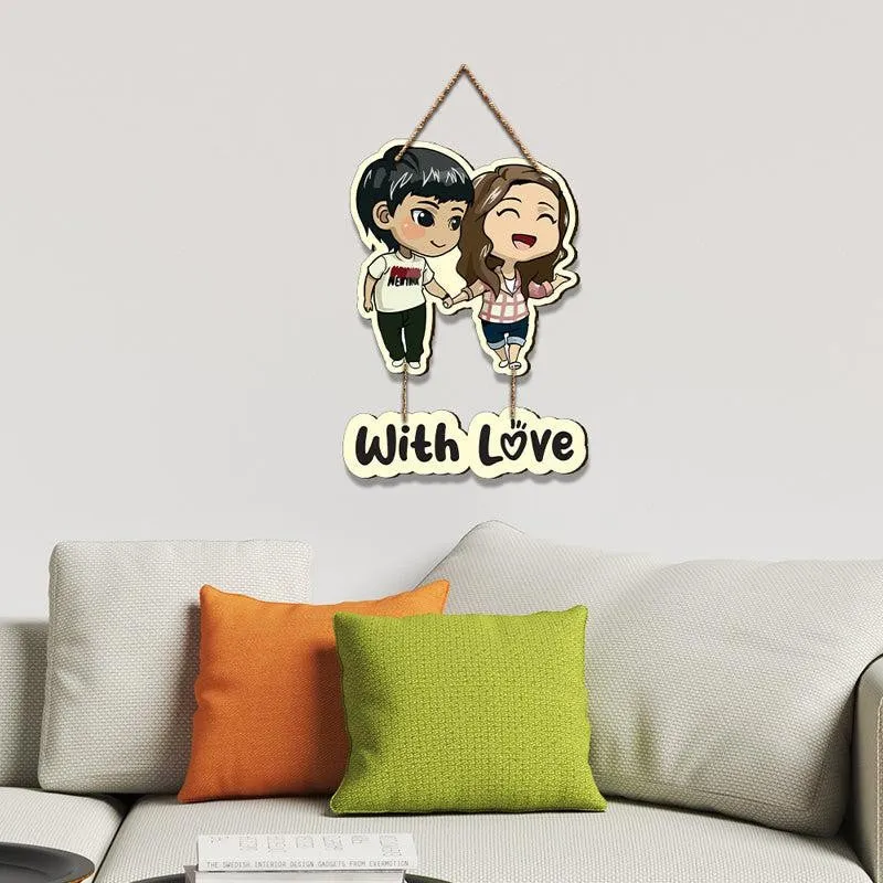 Avec Amour MDF Wall Hanging media 1