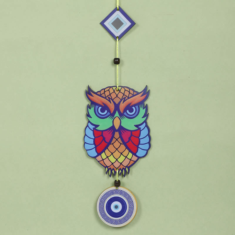 Color Burst Hoot MDF Wall Hanging media 6