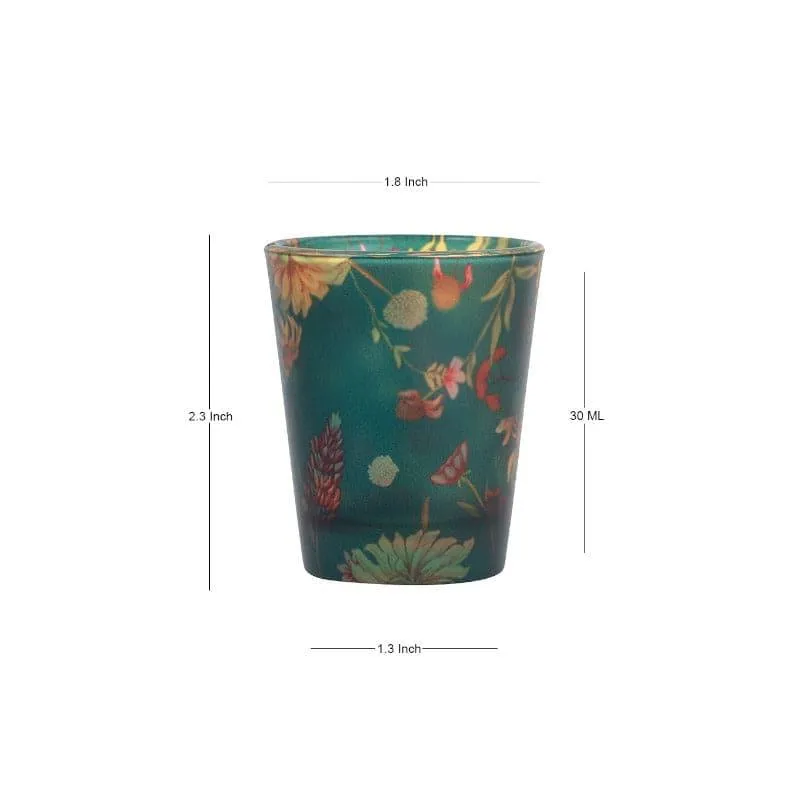 Butterfly Yard Frosted Shot Glass (30 ml) - Set Of Four media 3